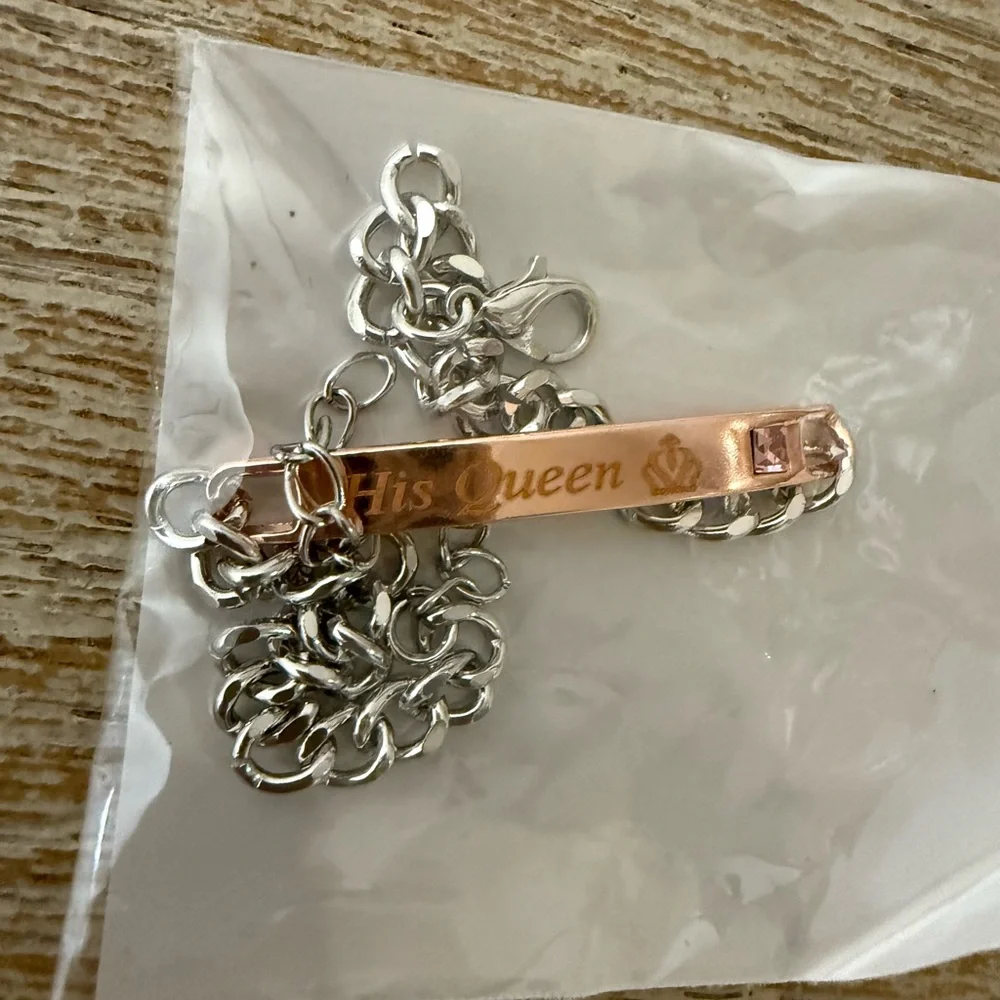 Silver and Gold Men's Bracelet
